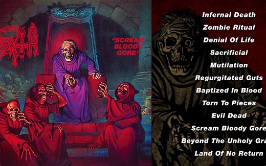 【Album】美国死亡金属Death - Scream Bloody Gore（1987全长）