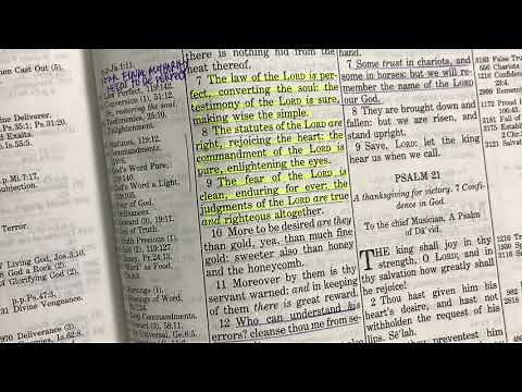 Psalm 19:7-11 KJV Tunes