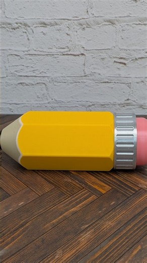 The Coolest 3D-Printed Giant Pencil Switch Clicker & Secret Stash! ✏️⌨️ #Shorts