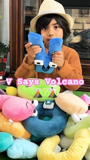 V Says Volcano 🌋 | Learn Phonics | ABC Song | #abcd | #alphabetlore | #youtubeshorts