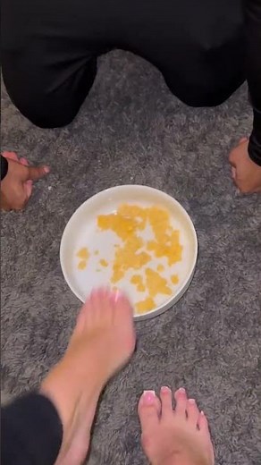 Food slave Hungry - Foot Fetish Femdome gilrs - kiss my feet #feet #slave #heels #latex #foot #funny