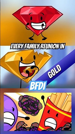 Every Family Reunion in BFDI?? #shorts #bfdi #bfdia