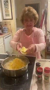 Making Spicy Baked Cheese Grits Part 1