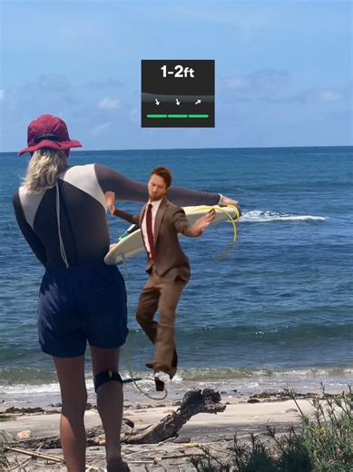 Longboard time 💃 My favorite numbers and colors for the forecast. #surfline #surftok #longboardsurf #surffunny #surfhumor