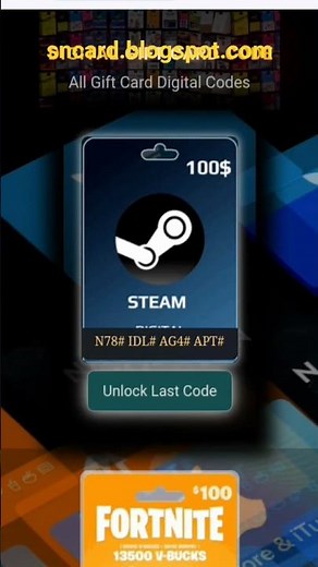 How To Get Free Steam Gift Card Codes = Free Steam Gift Card