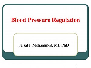 Blood Pressure Regulation - SlideServe