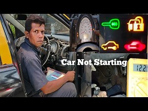 How To Solve a Car Engine immobilizer Warning Light Blinking issue | Not Start