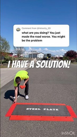 Solving Road Plate Problems #fypシ゚viral #construction