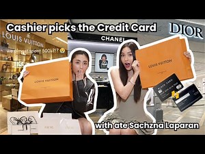 Cashier picks Credit Card Challenge with Sachzna Laparan (SUPER TINDI) II Bea Borres
