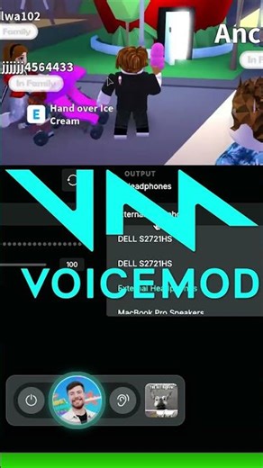 Adopt Me voice chat setup to use Roblox sound effects & voice changers #adoptme #voicechanger