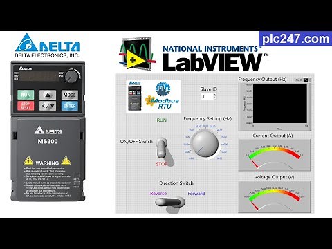LabView "Modbus RTU" Delta MS300 Tutorial