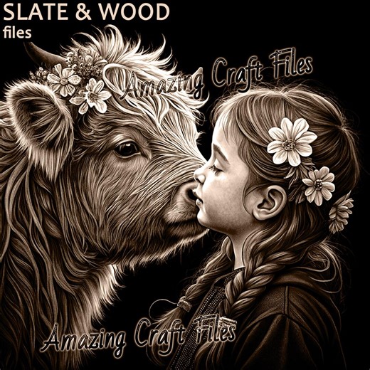 Highland Cow 3D Illusion: Cow Laser Engraving File (digital Download) - Etsy