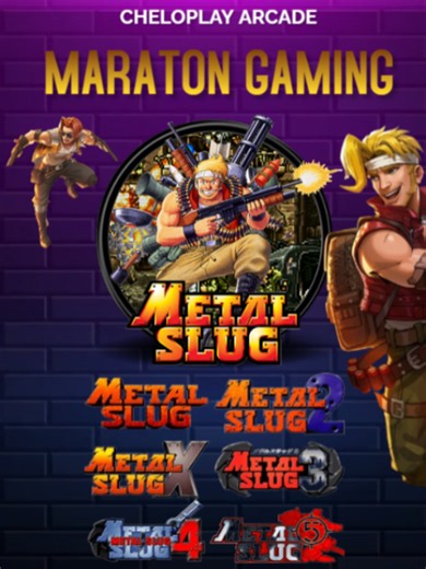 Maratón Gaming: Metal Slug 1 al 5 en vivo (02-OCT-2006)