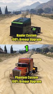 Phantoms vs Hauler Custom 100% Armour upgrade on BOTH Durability Test GTA Online #gtaonline #gaming #gta5 #gtav #gta5online #gtaupdate #gta #gtacars #gtatest | Behixve
