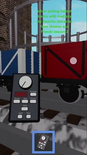 oilver pulling ballast trucks with toad yay my favorite character from thomas and friends season 3