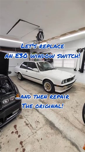 Mike Bevels on Instagram: "This afternoon I replaced a failing E30 window switch with a decently reviewed reproduction. And then I quickly got to work repairing the original as the replacement's fitment was garbage. After separating the original switch, all it needed was a cleaning of the contacts. We'll see if I can return the cheap reproduction switch. I'm waiting for some temps above freezing to replace the valve cover gasket on my E36 M3. Way too cold out for the RTV/reinzosil to cure proper