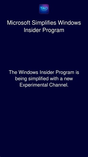 Microsoft Simplifies Windows Insider Program