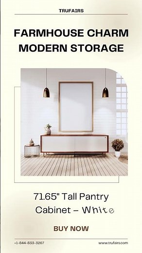 The Ultimate Storage Solution: TruFairs Freestanding Pantry Cabinets!