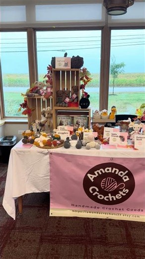 Fall Craft Fair Set-Up | Craft Fair Booth Display | Crochet Booth Display | First Fall Market