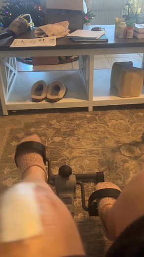 Riding the bike 4 days post surgery! Holy cow can’t believe I did it! Who’s ready for a race? #tkr #TKRRecovery #kneesurgery #queen #bikelife | Darcy Lynn Conner