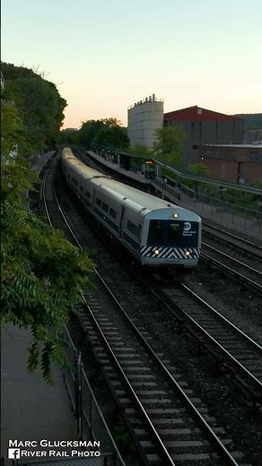 MTA Metro-North Railroad M3As at Sunset (Yonkers, NY - Ludlow)