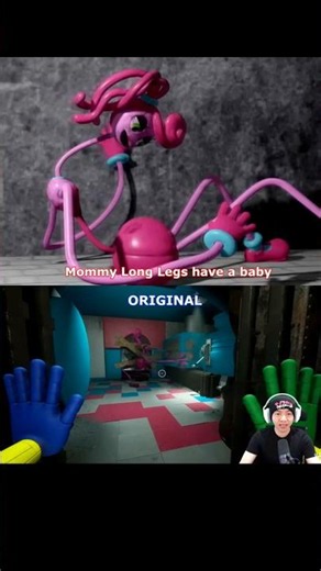 MIAWAUG POPPY PLAYTIME Mommy Long Legs has a baby #poppyplaytime #prototype #huggywuggy #miawaug