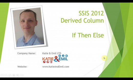 SSIS If Then Else Expression in Derived Column Transformation Video Tutorial
