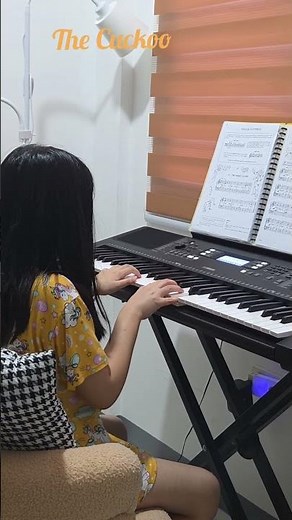 THE CUCKOO BY ANDREA PIANO LESSON FOR BEGINNERS #andrea #piano #pianocover #pianogirl