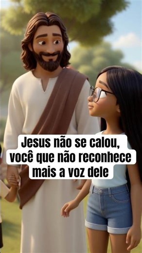 Jesus não se calou você que não reconhece mais a voz dEle!