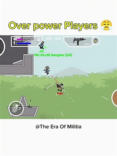 Mini Militia Gameplay | OVER POWERE PLAYERS 😤🔥 #minimilitia #minimilitiagameplay #gaming