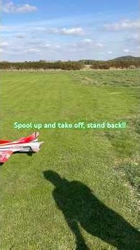 Spool up and take off. Stand back!!