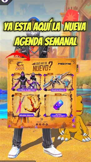 ⚠️ NUEVA AGENDA SEMANAL: X M 8 EVOLUTIVA DE VUELTA KATANA QUE CAMBIA DE DISEÑO EN PARTIDA 🤯 #freefire #creadores #pvp #Gaming @Garena Free Fire LATAM