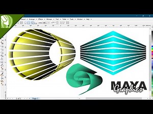 Extrude tool in coreldraw | Coreldraw tutorial