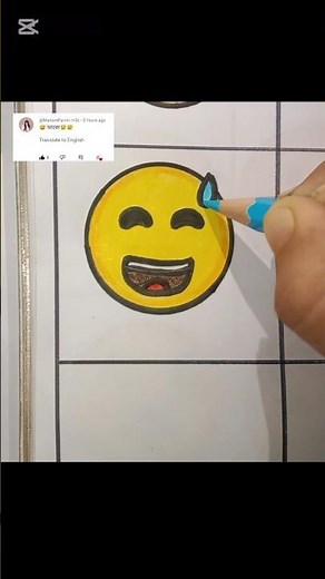 ​😅 Grinning Face with SweatEmoji Drawing Tutorial Easy Step-by-Step Guide forBeginners! #art #artist