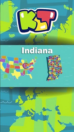 The State Of Indiana Has 92 Counties! | KLT GEO #shorts