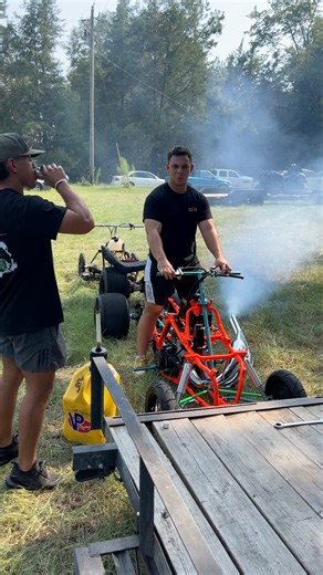 Right off da trailer 🪓#banshee #scootinskittle #rev #warmup #coldstart #2stroke | Scootin Skittle