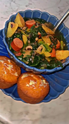 Collard Green Stew W/ Andouille Sausage by ChefBlue! #dinner #food #chef #cheflife #chefblue