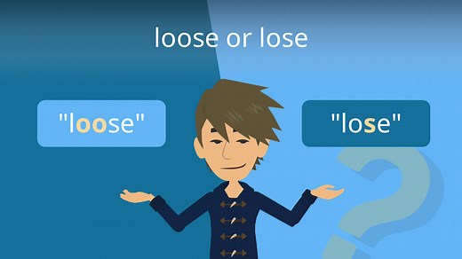 loose or lose? • Unterschied einfach erklärt