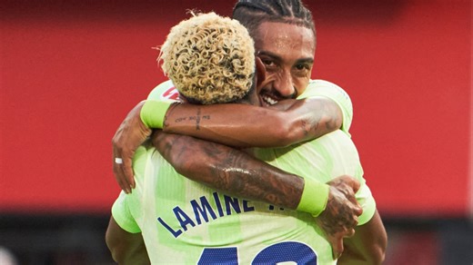 Lamine y Raphinha: una pareja sin piedad