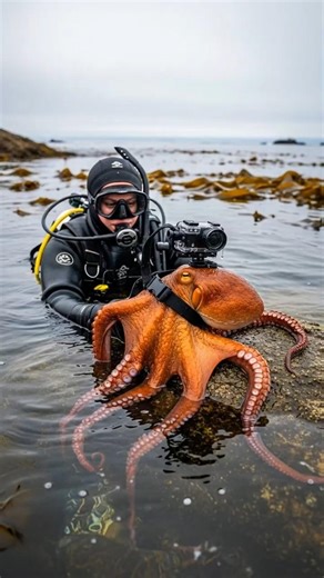We Put a GoPro on an Octopus… What It Discovered in the Ocean Is Incredible 🐙
