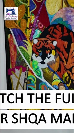 Amazing Fabric Art Landscapes, History & Vibrant Tigers!