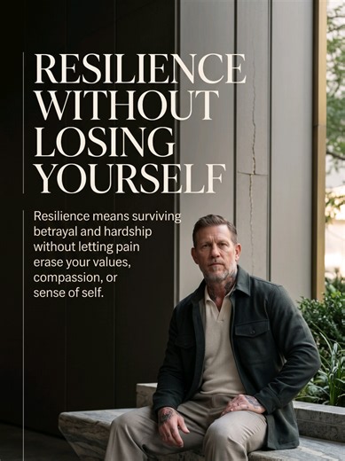 Resilience Means Surviving Betrayal and Hardship