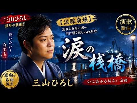 🎤😭 三山ひろし『涙の桟橋』 🌊💔【涙腺崩壊】忘れられない恋…港に響く哀しみの演歌😭✨ 「逢いたい…今でも」🥀🚢💔