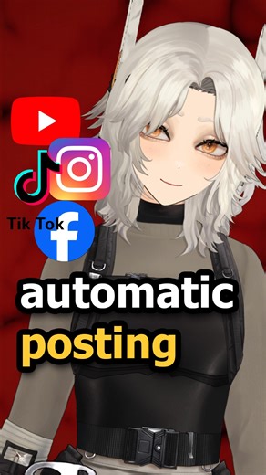 Phlox Nesspalier on Instagram: "How to schedule posts on every social media website! I use the desktop version for each app. I don't use generative AI for any of my work (because i have a functional brain) so this is just how I have to go about it. I get asked this a lot so hopefully it helps someone! #vtuber #streamer #ENVtuber #tutorial #contentcreation"