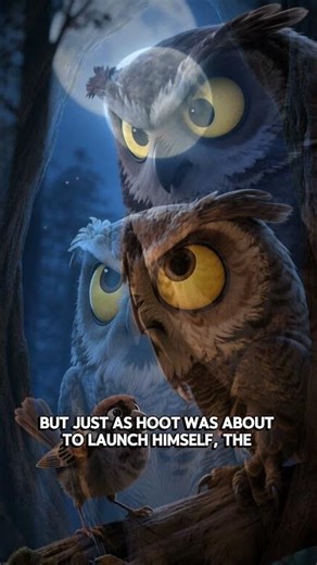 sparki..!! the sparrow 🐦 🥰 watch the full video #sparrow #owl#animation #storytime #shortsfeed #fyp