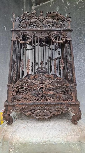 #ศิลปะบนแผ่นไม้ #งานกรงบังยา บ้านทอน นราธิวาส งานสุดๆเท่าที่เห็นงานแกะสลักมา #reels | Nared Binra