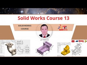 Solid Works Course 13 شرح برنامج السولد ورك للمبتدئين ( امثلة متعددة Exercises for 2D sketch tools)
