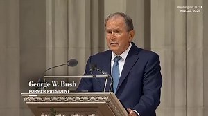 Bush pays tribute to former vice president Dick Cheney