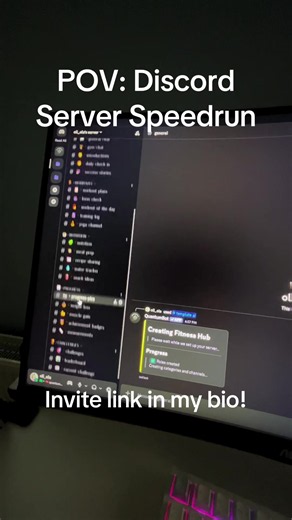 Invite link in my bio! // Discord Server Setup Speedrun // #discordbot #quantumbot #python #custombot #discord