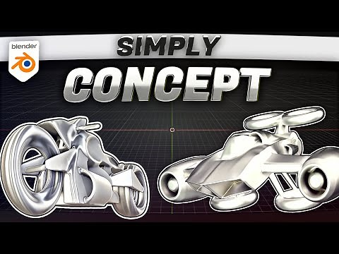 Simply Concept - New Blender Addon Overview